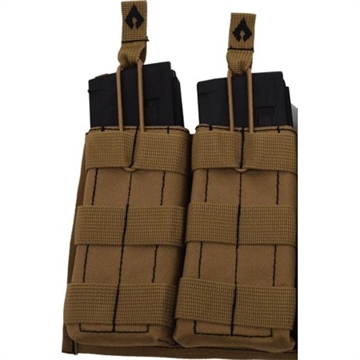 Picture of Advance Warrior Solutions Open Top Double Magazine Pouch Tan AROTDMP-TN