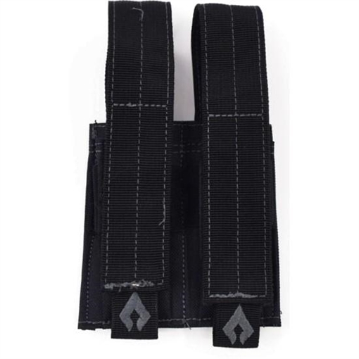 Picture of Advance Warrior Solutions Pistol Double Magazine Pouch Black PDMP-BL