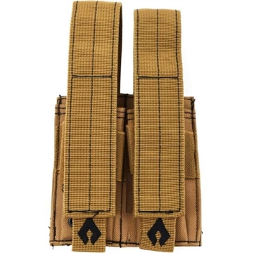 Picture of Advance Warrior Solutions Pistol Double Mag Pouch Tan PDMP-TN