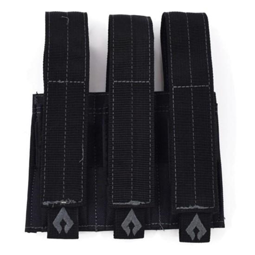 Picture of Advance Warrior Solutions Pistol Triple Magazine Pouch Black PTMP-BL