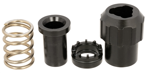 Picture of ADVANCED ARMAMENT COMPANY Triad 3-Lug Adapter 9mm Luger 17-4 Stainless Steel Black 64254