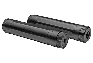 Picture of Advanced Armament Corp Element 3, Suppressor, 22 Win Mag, Titanium, PVD Finish, Black, Direct Thread 1/2x28, 1.1" Diameter 65045