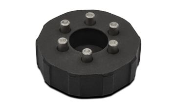 Picture of Advanced Armament Corp Ti-RANT Series Front Cap Tool, Aluminum Construction, Anodized Finish, Black 64053