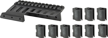 Picture of ATI Outdoors Gen II Side Saddle, 9 Shell Customizable, Fits Mossberg 500/590, Fits with Modifications Remington 870, Winchester SXP and Maverick 88, Black Finish A.5.10.2551