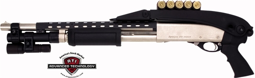 Picture of Advanced Technology Shotforce Shotgun Stock Top Folding Black Synthetic for Moss 12/20 GA, Rem 870 12 GA, Win 12/20 GA TFS0600