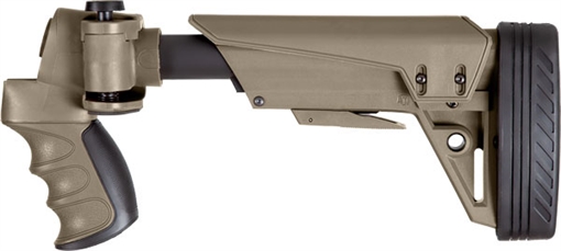 Picture of ATI Outdoors Strikeforce, Stock, Flat Dark Earth, 6 Position, Most Maverick 88, Mossberg 500/535/590/835, Remington 870 and Winchester 1200/1300 12G Pump Shotguns C.1.20.1135