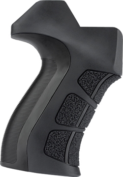 Picture of ATI Outdoors X2 Pistol Grip Made of DuPont Zytel Polymer With Black Textured Finish for AR-15, AR-10, Ruger 22 Charger A5102342
