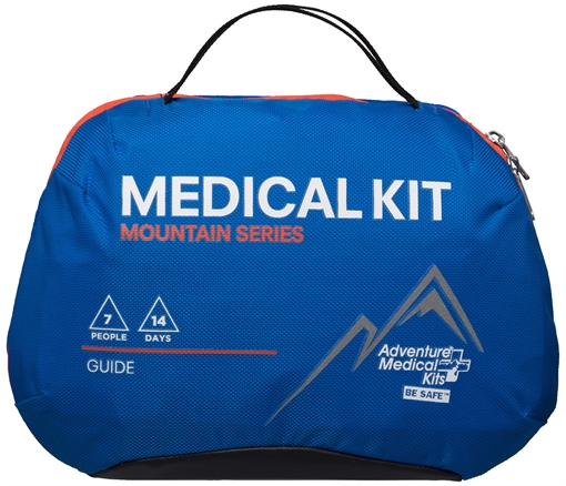 Picture of Adventure Medical Kits Mountain Guide Treats Injuries/Illnesses Water Resistant Blue 01001007