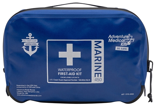 Picture of Adventure Medical Kits Marine 450 Treats Injuries/Illnesses Dust Proof Waterproof Blue 01150450