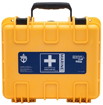 Picture of Adventure Medical Kits Marine 600 Treats Injuries/Illnesses Waterproof Yellow 01150601