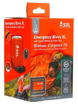 Picture of Adventure Medical Kits SOL Bivvy Warmth Waterproof Wind Resistant Orange XL 01401144