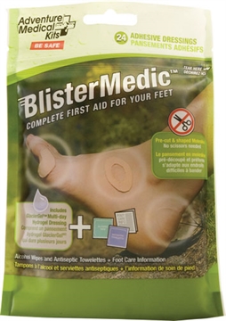 Picture of Adventure Medical Kits Blister Medic Kit Blister Prevention Brown 24 Precut Shapes 01550667