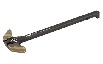 Picture of Aero Precision BREACH, AR-10 Charging Handle, Ambidextrous, Large Lever, Gas Deflection Shelf, Anodized Finish, Kodiak Brown APRA700341C