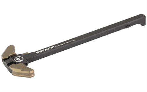Picture of Aero Precision BREACH, AR-10 Charging Handle, Ambidextrous, Small Lever, Gas Deflection Shelf, Anodized Finish, Kodiak Brown APRA700340C
