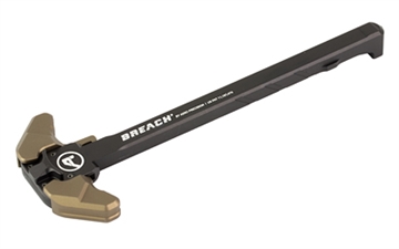 Picture of Aero Precision BREACH, AR-15 Charging Handle, Ambidextrous, Small Lever, Gas Deflection Shelf, Anodized Finish, Kodiak Brown APRA700140C