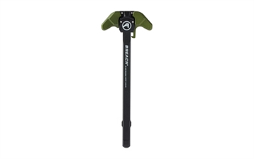 Picture of Aero Precision BREACH, AR-15 Charging Handle, Ambidextrous, Small Lever, Gas Deflection Shelf, Anodized Finish, Black and Olive Drab Green APRA700130C