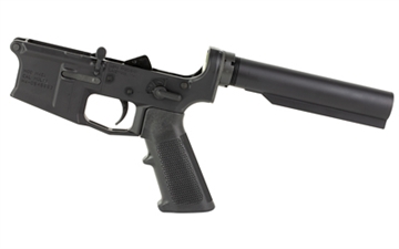 Picture of Aero Precision M4E1, Complete Lower Receiver, Semi-automatic, 223 Remington/556NATO, No Stock, A2 Grip, Anodized, Black APAR600112