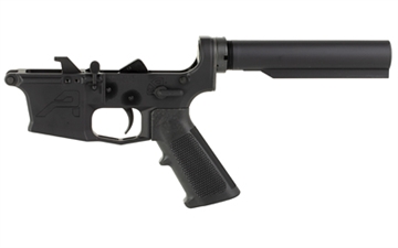 Picture of Aero Precision EPC-9, Complete Lower Receiver, Semi-Automatic, 40 S&W/9MM, No Stock, A2 Grip, Takes Glock Pattern Magazines, Anodized, Black APAR620550