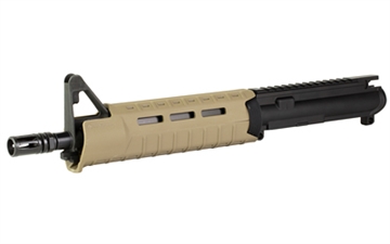 Picture of Aero Precision AR15 Complete Upper, 223 Remington/556NATO, 10.5" Barrel, 1:7 Twist, A2 Front Sight Block, Carbine Gas System, Flat Dark Earth Magpul MOE Handguard, Anodized Finish, Black, Does Not Include BCG or Charging Handle APAR502506M3