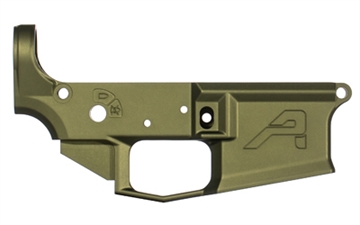 Picture of Aero Precision M4E1, Semi-automatic, Stripped Lower Receiver, 223 Remington/556NATO, Anodized Finish, Olive Drab Green APAR600501C