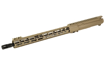 Picture of Aero Precision M4E1 AR15 Complete Upper, 223 Remington/556NATO, 16" Barrel, 1:7 Twist, ATLAS S-ONE Handguard, Mid Length Gas System, Cerakote Finish, Flat Dark Earth, Does Not Include BCG or Charging Handle APAR700315M7