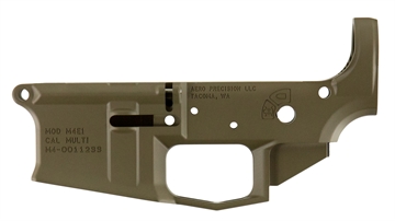 Picture of Aero Precision M4E1 Receiver Multi-Caliber Flat Dark Earth Cerakote Finish 7075-T6 Aluminum Material with Mil-Spec Dimensions for AR-15 APAR600002C