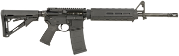 Picture of Aero Precision AR15 5.56x45mm NATO 30+1 16" Mid-Length Barrel, Black, Magpul Furniture, Drop-In Handguard, CTR Stock, MOE Grip, A2 Front Sight APCR640435
