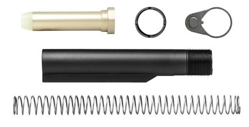 Picture of Aero Precision Buffer Kit 7075-T6 Aluminum Black Mil-Spec 6 Position for AR-15 APRH100151