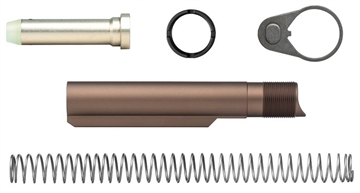 Picture of Aero Precision Enhanced Carbine Buffer Kit, Buffer Tube Complete Assembly, Anodized Finish, Kodiak Brown, Fits AR15 APRH101460C