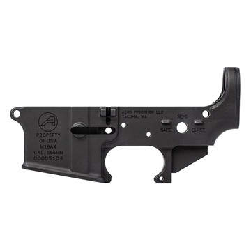 Picture of Aero Precision M16A4 Clone Lower, Semi-automatic, 223 Rem/556NATO, Anodized Finish, Black APAR148017C