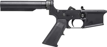Picture of Aero Precision Carbine Complete Lower Receiver, Semi-Automatic, 223 Remington/556NATO, Anodized, Black APAR501374