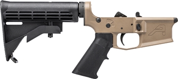 Picture of AERO PRECISION M4E1 COMPLETE LOWER RECEIVER W/ A2 GRIP FDE APAR600102