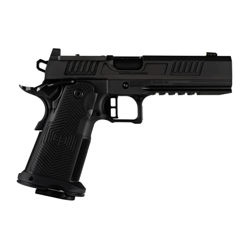 Picture of AF1911-ROMULUS  9MM 20 & 17 Rd Magazine (1 Each) 5" Bull Ramped Ported Barrel DLC Black MOS Optic Cut AA39X1EIH-XDBK19-NVC