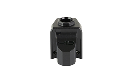 Picture of Agency Arms 419 Compensator, Features 1 Vertical Port, Fits Sig Sauer P320, Matte Finish, Black, Includes Two Set Screws with an Allen Wrench and a vial of Thread Locker AGE419S-OEM-BLK