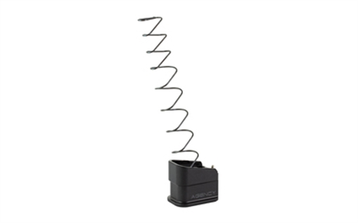 Picture of Agency Arms +5 Magazine Extension, Fits Glock 19 Magazines, Anodized Finish, Black, Aluminum Construction BP-G19-BLK