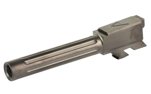Picture of Agency Arms Mid Line Barrel, 9MM, DLC Finish, Black, Fluted, Fits Glock 48 MLG48FDLC