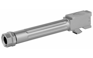 Picture of Agency Arms Mid Line Barrel, 9MM, Stainless Finish, Threaded And Fluted, Fits Glock 19 Gen 5 MLG19G5T-FSS