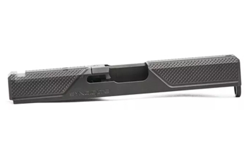 Picture of Agency Arms Syndicate S2, Stripped Slide, Optics Ready, Front and Rear Knurling, Diamond Like Carbon Coating, Black, Fits Glock 19 Gen5 SYN-19S2-G5