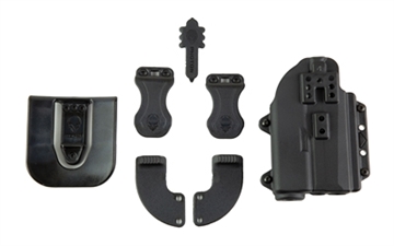 Picture of Alien Gear Holsters Photon Holster, Fits Sig Sauer P320c/M18/XCarry with TLR-7/Nightstick 550XL/Inforce WILD1, Polymer Construction, Black, Ambidextrous PHO-0692-L1-D