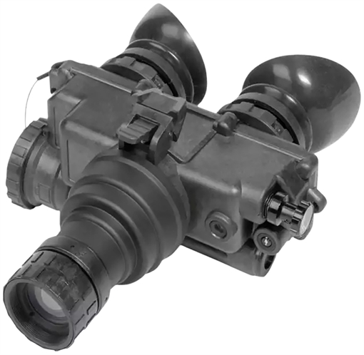 Picture of AGM Global Vision PVS-7 NL1 Night Vision Goggles Black 1x27mm Generation 2+ Level 1, 51-64 lp/mm Resolution Green Filter 12PV7122283011