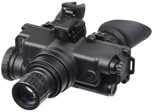 Picture of AGM Global Vision Wolf-7 PRO NW1 Night Vision Goggles Black 1x 27mm, Generation 2+ Level 1, 45-54 lp/mm Resolution, White Filter 12W7P122154211