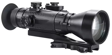 Picture of AGM Global Vision Wolverine Pro-4 3AW1 Night Vision Rifle Scope Matte Black 4x70mm Gen 3 Auto-Gated White Phosphor Level 1 Illuminated Red Chevron w/Ballistic Drop Reticle 15WP4423484111
