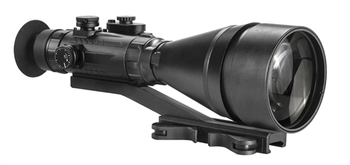 Picture of AGM Global Vision 15WP6622453011 Wolverine Pro-6 NL1 Night Vision Riflescope Matte Black 6x 100mm Gen 2+ Level 1 Illuminated Red Chevron w/Ballistic Drop Reticle (Adjustable Projected Reticle) 15WP6622483011