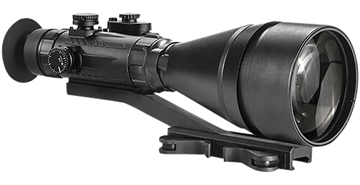 Picture of AGM Global Vision Wolverine Pro-6 3AW1 Night Vision Rifle Scope Matte Black 6x100mm Gen 3 Auto-Gated White Phosphor Level 1 Illuminated Red Chevron w/Ballistic Drop Reticle 15WP6623484111