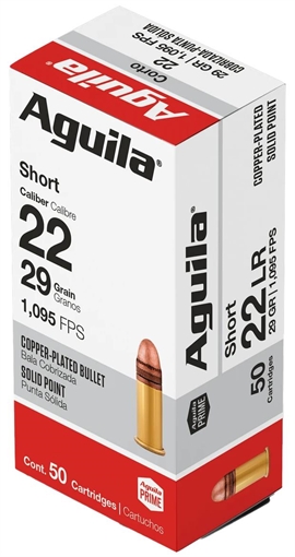 Picture of Aguila Super Extra Rimfire 22LR 40gr Copper Plated Solid Point 50 Per Box/40 Case 1B220328