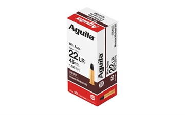 Picture of Aguila Ammunition Rifle, 22 Winchester Automatic, Solid Point, Made for Winchester 1903, 50 Round Box 1B220504