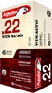 Picture of AGUILA .22 WINCHESTER AUTO 45GR. LRN ELEY PRIMED 50-PACK 640420001173