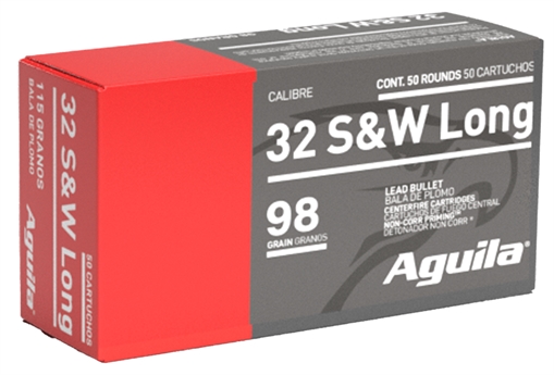 Picture of Aguila Target & Range Handgun 32S&W Long 98gr Lead Round Nose 50 Per Box/20 Case 1E322340