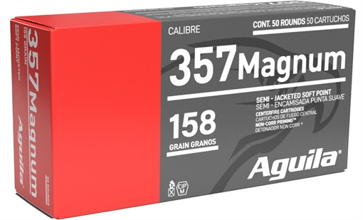 Picture of Aguila Target & Range Handgun 357Mag 158gr Semi Jacketed Soft Point 50 Per Box/20 Case 1E572823
