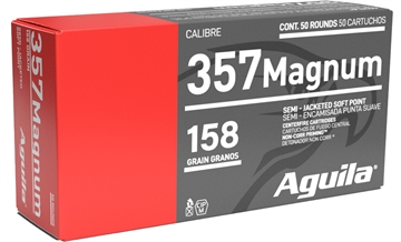 Picture of Aguila Target & Range Handgun 357Mag 158gr Semi Jacketed Soft Point 50 Per Box/20 Case 1E572823